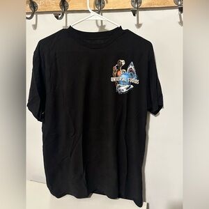 Universal Studios E.T, Back To The Future, And Jaws Unisex T-Shirt Size Large